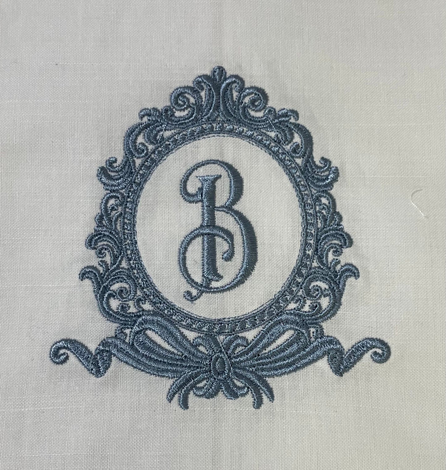 Personalized Monogram Embroidery Towel, Custom Monogrammed